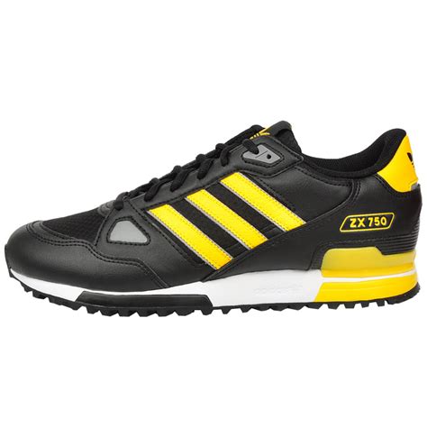 adidas sneaker schwarz gelb|adidas 3 striped sneakers.